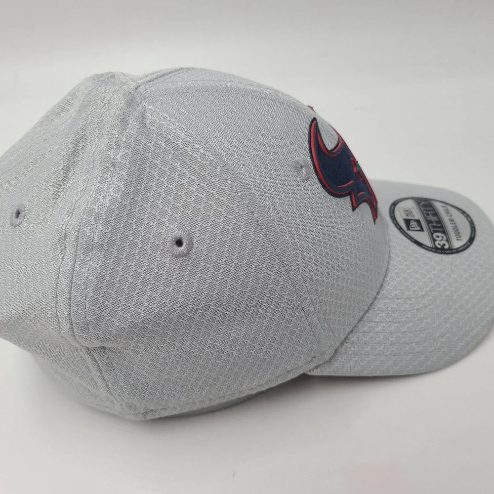 Toddler-Child Houston Texans Hat Fitted New Era 39Thirty Gray Red NFL Football